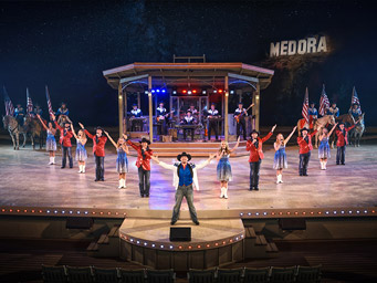 a picture of the stage of the medore musical