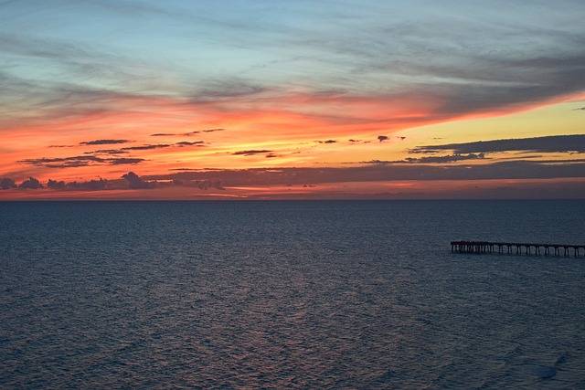 Sunset over the Pier in Florida