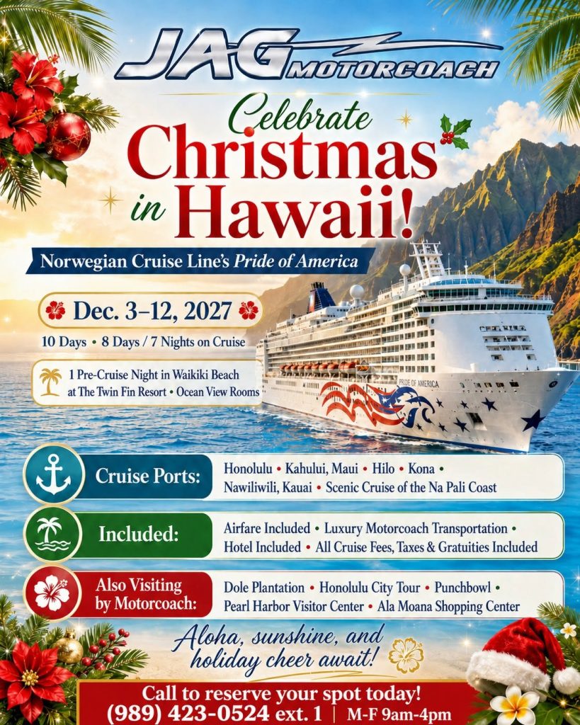 8 Days / 7 Nights aboard Pride of America